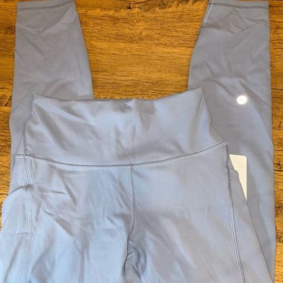 NWT lululemon Wunder Train HR Tight 28" Chambray Blue - Picture 5 of 5